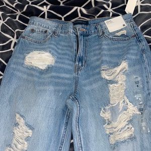 light blue size 8 Aeropostale jeans ripped.
